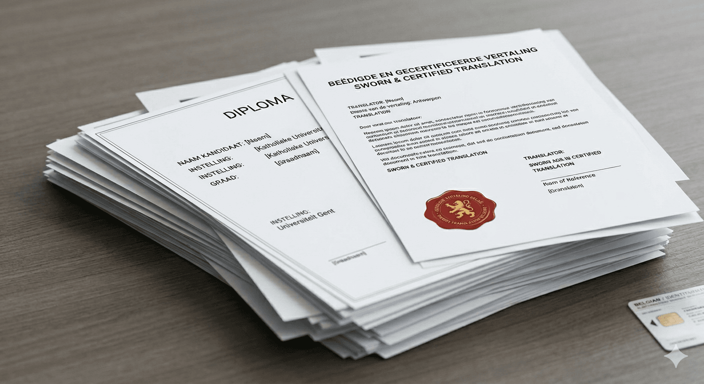 Officiële documenten en diploma's — vertaling